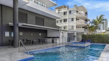 Lejlighed - balkon - havudsigt | Pool