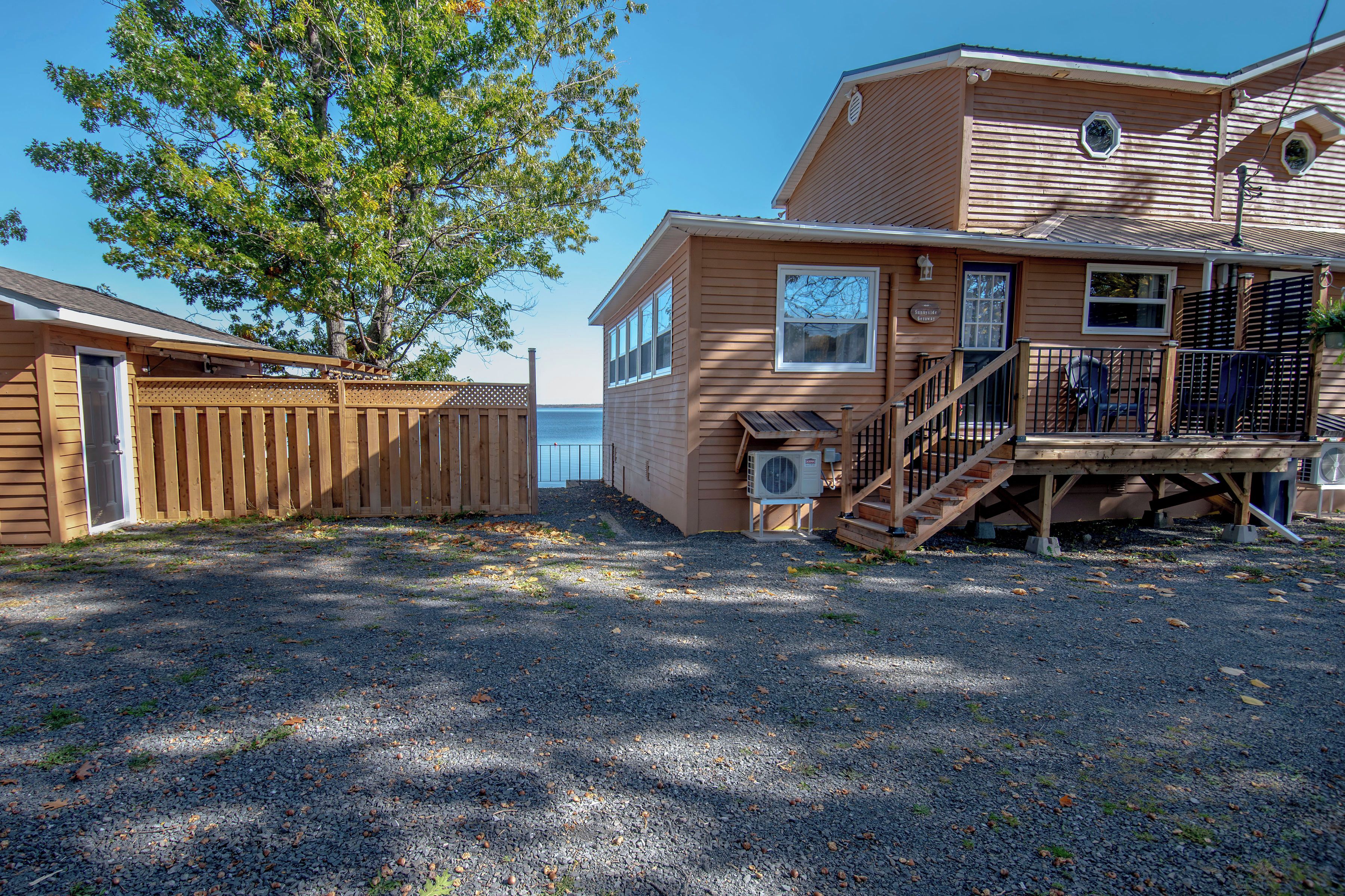 Convenient on site parking for two vehicles, just steps from your entrance. 