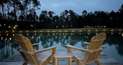 Water + Woods – Unique Treehouse Retreat on 10 Private Acres in Gulf Shores