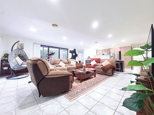 Spacious 4BR Family Retreat with Cozy Lounge