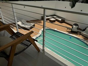 Appartamento, vista piscina | Parco della struttura