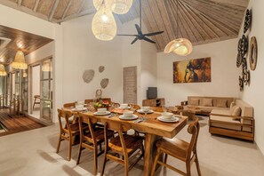 Dining - 4BR Villa Vaimala Tropical Home in Seminyak (Badung)