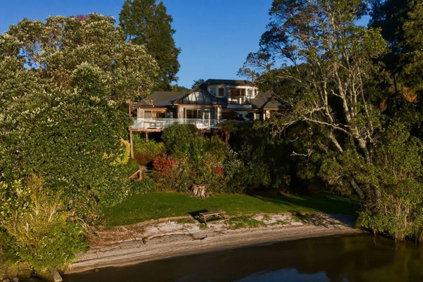 Aerial view of the property