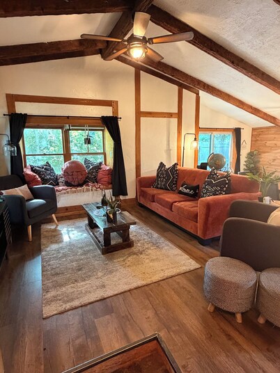 The Schoolhouse Cabin - 2BR, 1.5BA with Hot Tub and Game Room