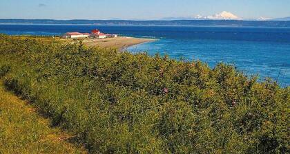 Adventure retreat with water-view deck, hiking trail access & dog-friendly