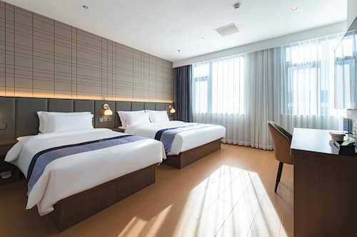 Family Twin Room, City View | View from room