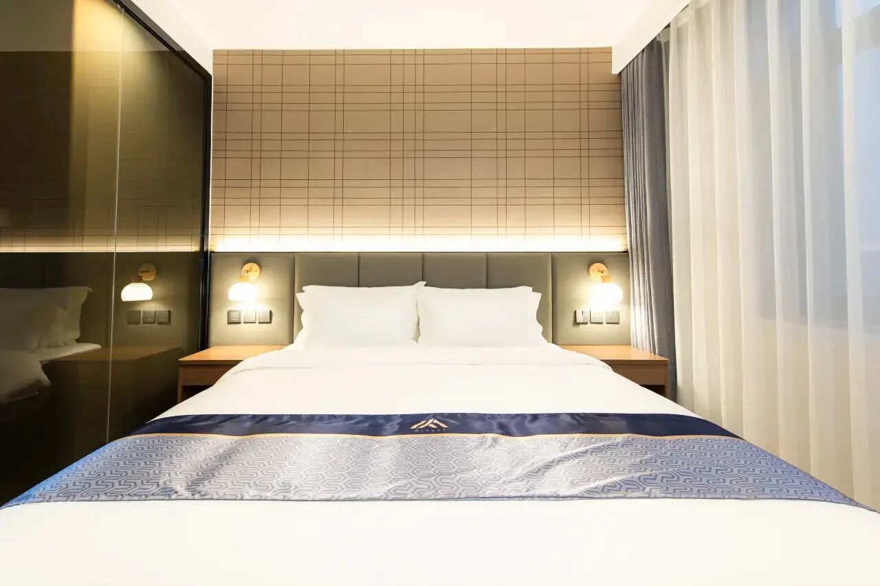 Comfort Double Room | Premium bedding, memory-foam beds, desk, laptop workspace