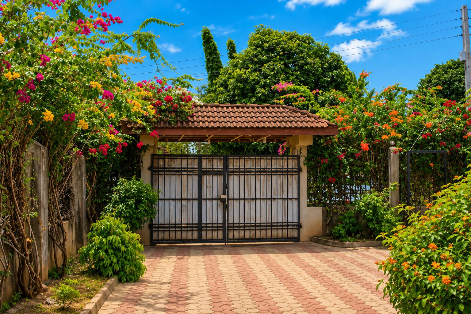 Deluxe Apartment, 1 Bedroom, Garden View | Property grounds