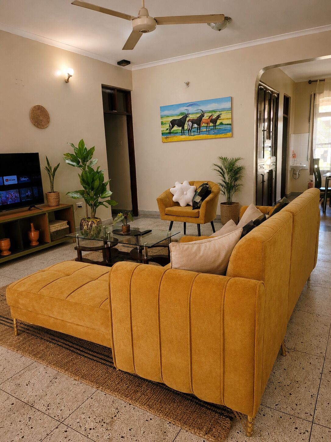 Casa, varanda, vista para o jardim | Área de estar
