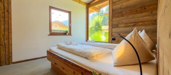 Nature chalet nearby forest with infrared sauna