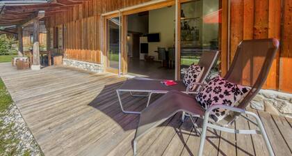 Chalet with sauna for a nature vacation