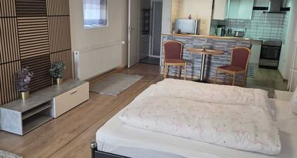 Modern guest house with mosaic terrace & WMF kitchen in a quiet location