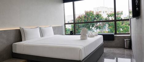 Chambre Double, vue ville