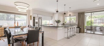 Charming 4-Bed Getaway with Pool & Garden Oasis