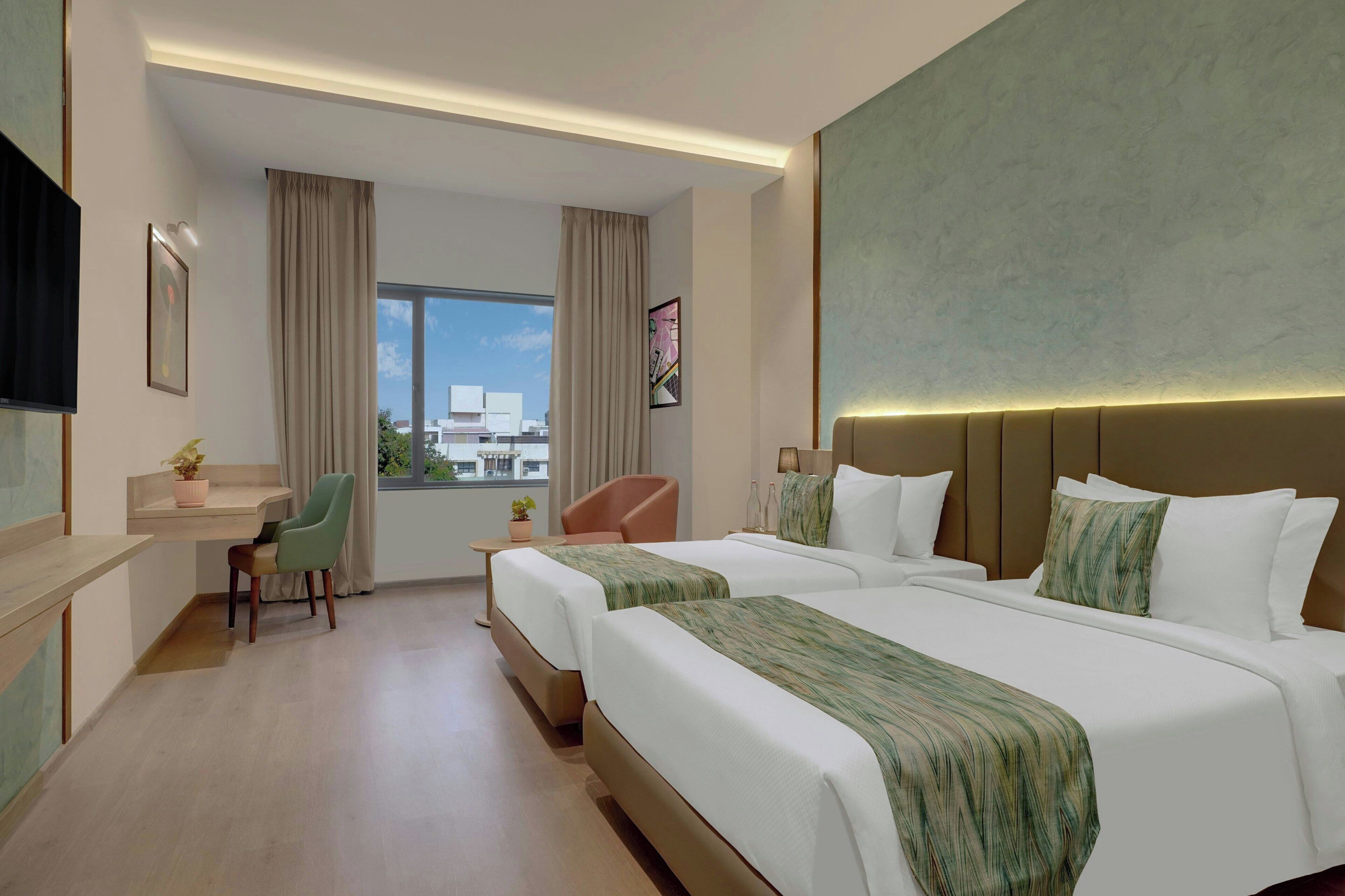 Premium Room, 2 Single Beds, City View
