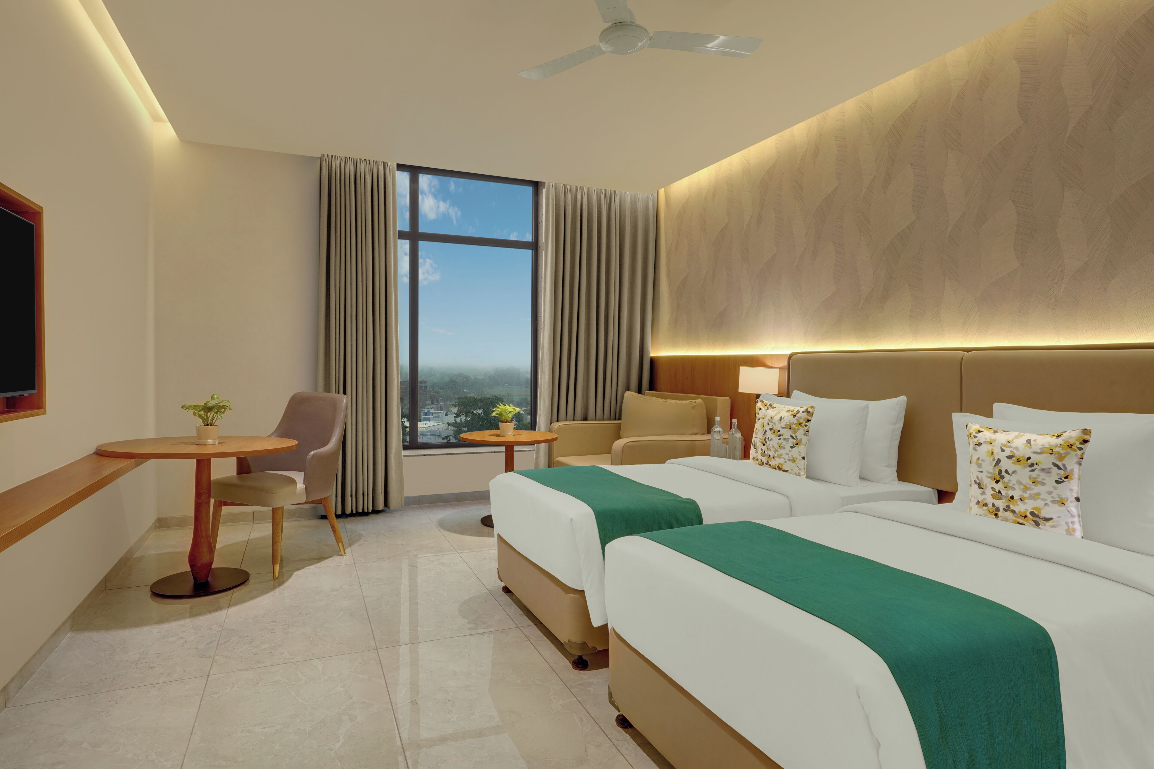 Premium Room, 2 Twin Beds, City View