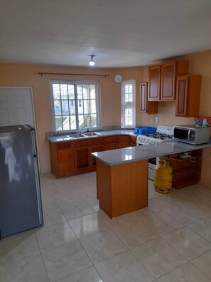 Private kitchen - TJ Guest House - Jamaica (Spanish Town)