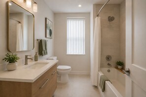 Bathroom - Urban Retreat in a Chic 1BR Downtown Toronto Condo - Near CN Tower! (Toronto)