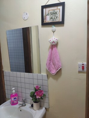 Hair dryer, towels, toilet paper - Charming 1-bedroom apartment in vibrant Eastern bypass perfect for your stay (Nairobi)