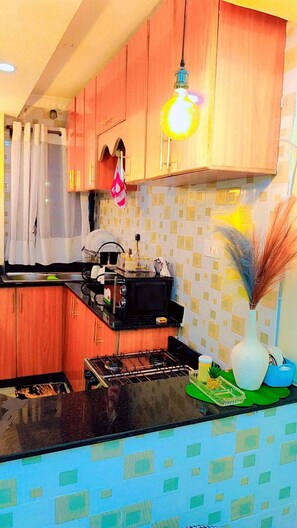 Private kitchen - Charming 1-bedroom apartment in vibrant Eastern bypass perfect for your stay (Nairobi)