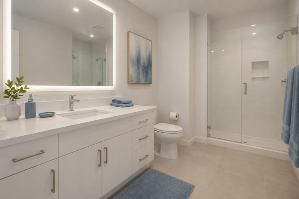 Bathroom - Stylish 2BR Toronto Stay in the Heart of Downtown - Walk to Top Attractions! (Toronto)