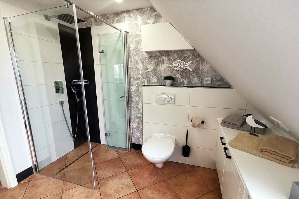 Een douche, een haardroger