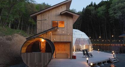 Sauna Glamping with a Sound Before Holiday / Sukagawa City Fukushima
