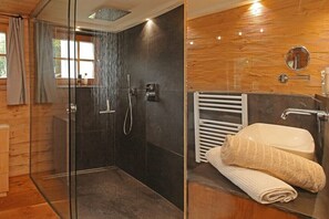 Shower, hair dryer