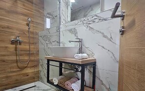 Shower, hair dryer