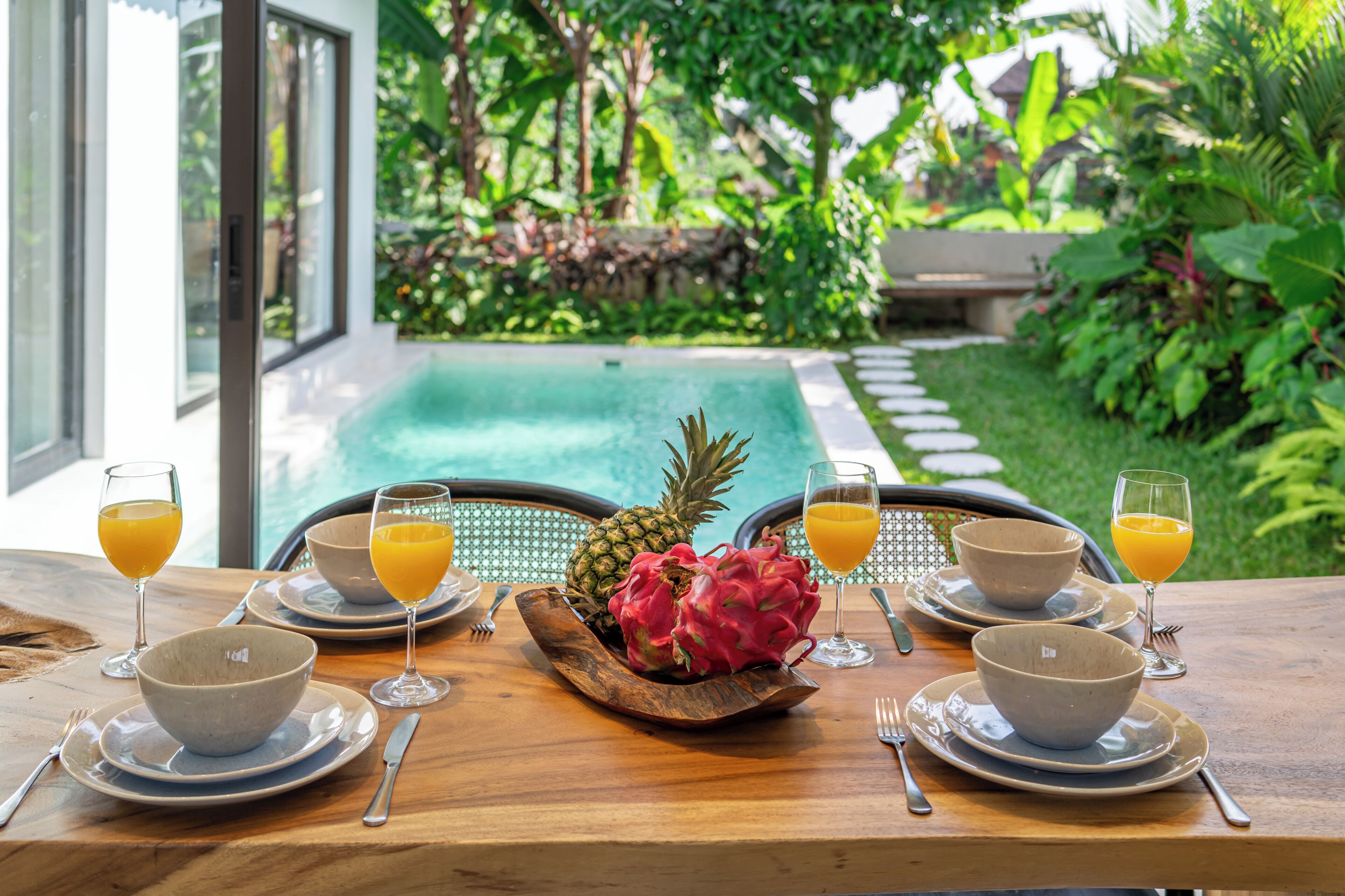 Luxury Villa, Pool View | Outdoor dining