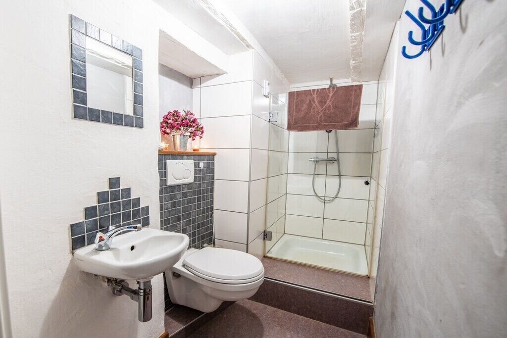 Shower, hair dryer