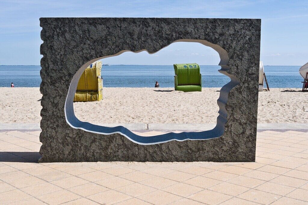 On the beach