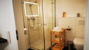 Shower, hair dryer