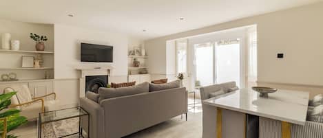 Apartment, Patio | Living area