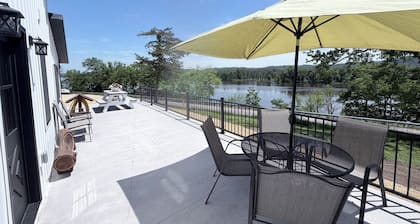 Eagles Landing Riverfront Rental nestled on 5 private acres on Wisconsin River