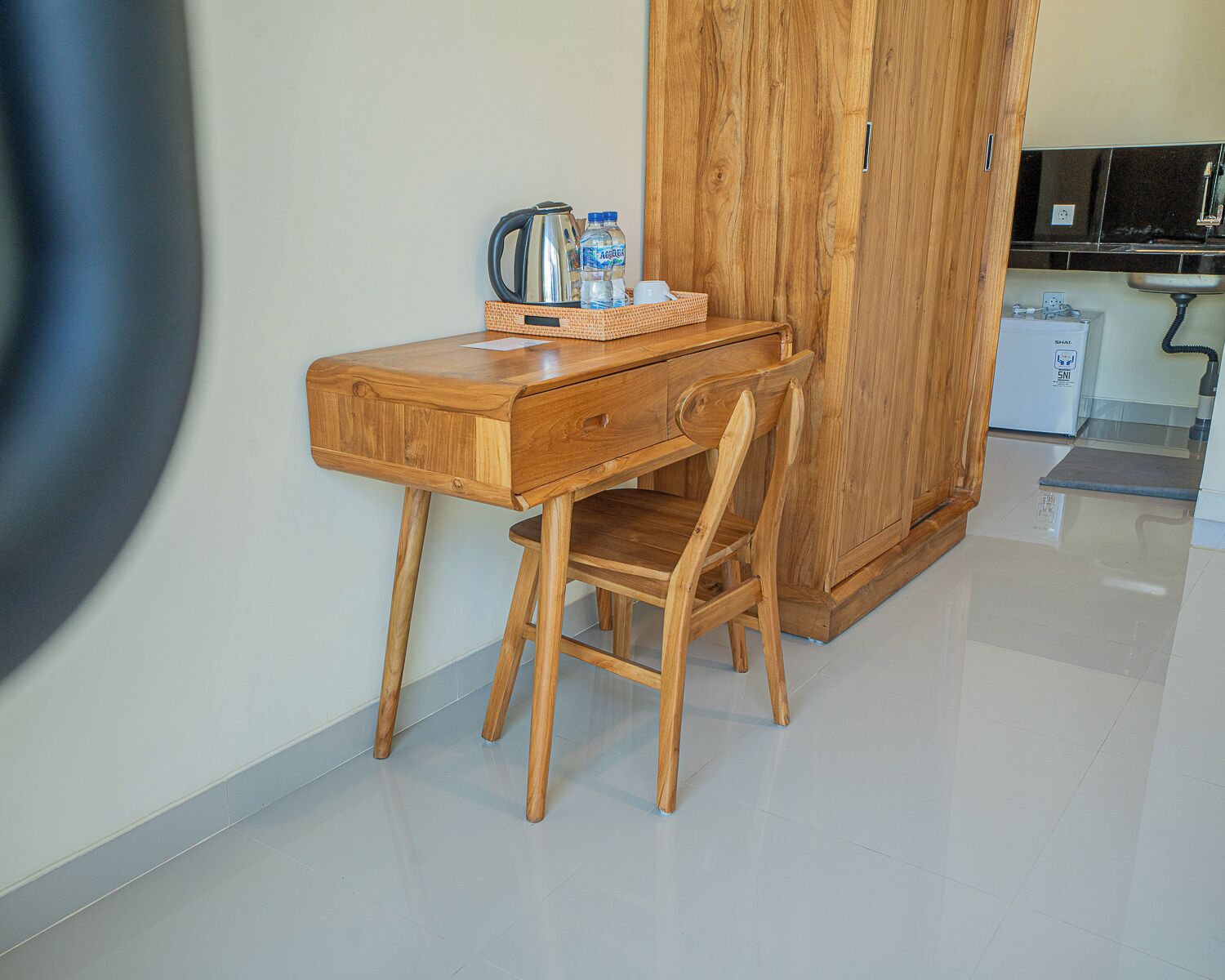 Deluxe-Zimmer, Terrasse | Minibar, Schreibtisch