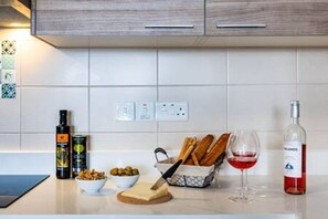 Dining - Marathon Beach Apartment - Sea View, Shared Pool (Mouttagiaka)