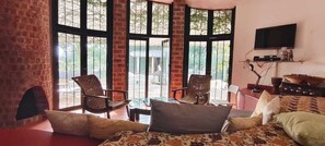 Bungalow, Courtyard View | Living area - Misty Falls (Kamshet)
