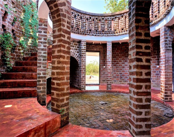 Studio, Courtyard View | Terrace/patio - Eco Hamlet Farmstay (Mawal)