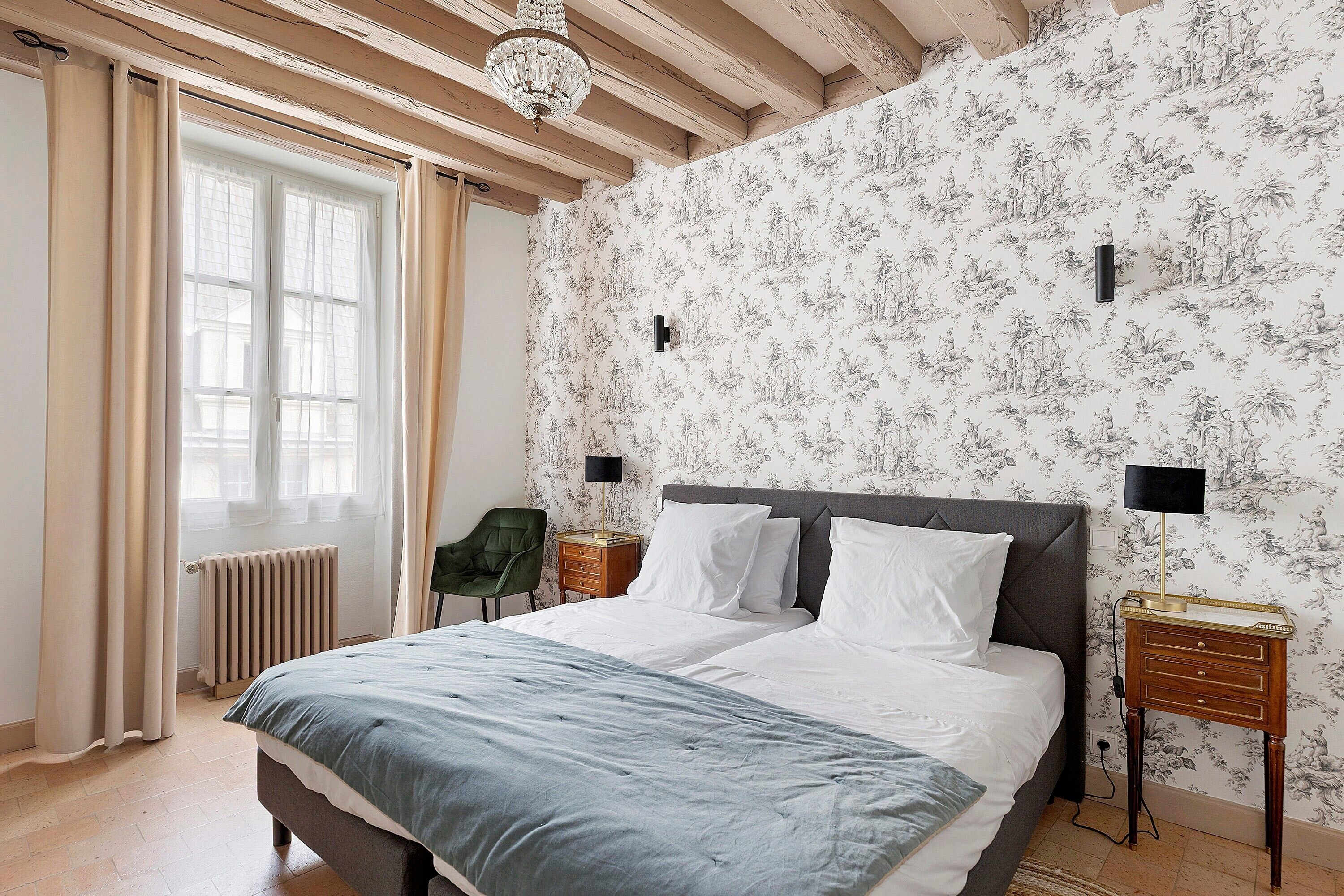1 chambre, Wi-Fi, draps fournis