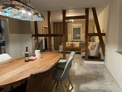 Attractive detached house with hot tub