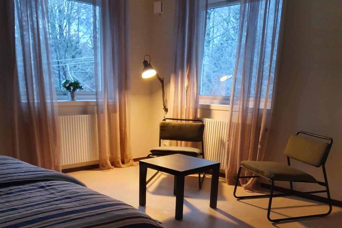 Apartamento, vista para o lago