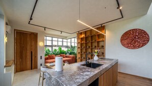 Vila Mewah, 2 kamar tidur, kolam renang pribadi | Dapur pribadi | Produk pembersih yang ramah lingkungan, bumbu, dan tisu