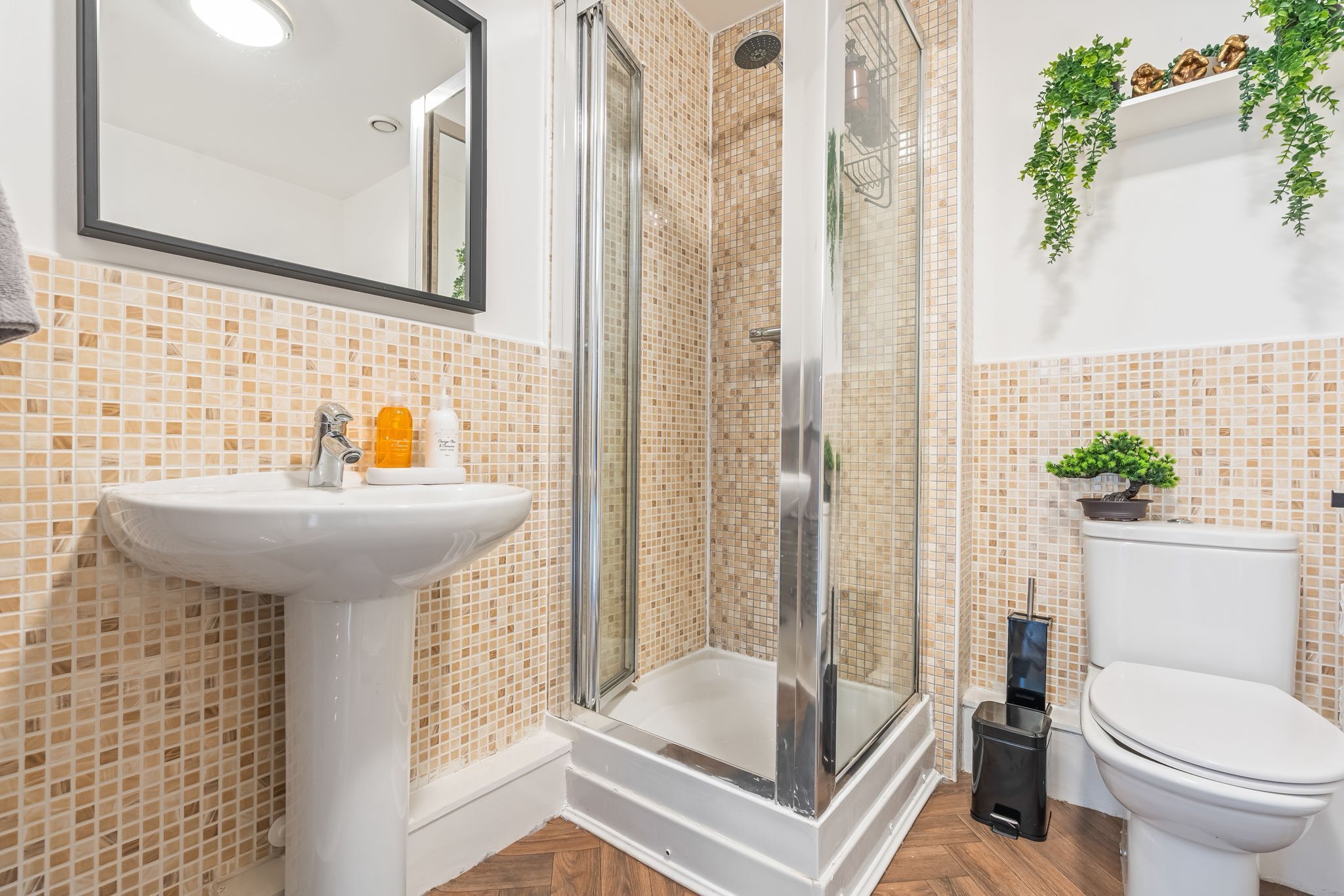 Apartment, 2 Schlafzimmer, barrierefrei, Balkon | Badezimmer