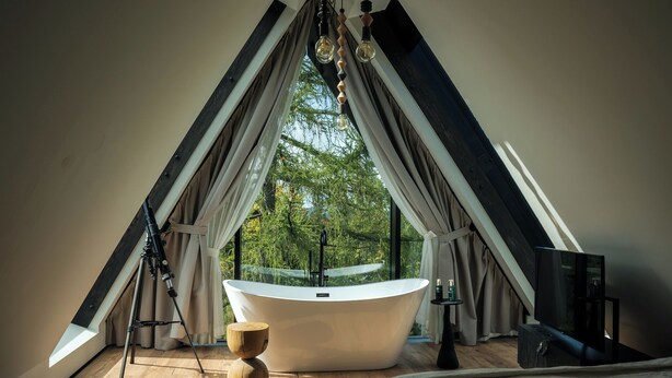 Kamar Double Deluks, pemandangan gunung