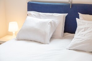 Bed sheets - Le Balcon des Alizées – Beach & Marina Apartment with Balcony (La Forêt-Fouesnant)