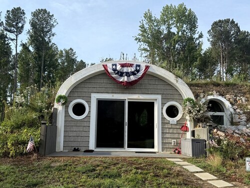 Peaceful Hobbit Hideaway with Stocked Pond, Goats & Fire Pits near Littleton, NC