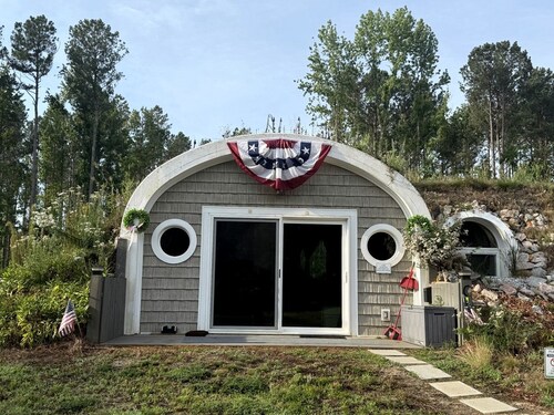 Peaceful Hobbit Hideaway with Stocked Pond, Goats & Fire Pits near Littleton, NC