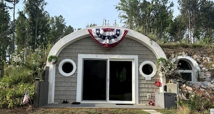 Peaceful Hobbit Hideaway with Stocked Pond, Goats & Fire Pits near Littleton, NC