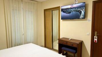 Double or Twin Room, Balcony, City View | Iron/ironing board, free WiFi, wheelchair access